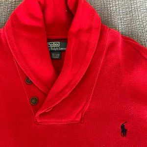 Vintage Stylish Men’s Polo Sweater